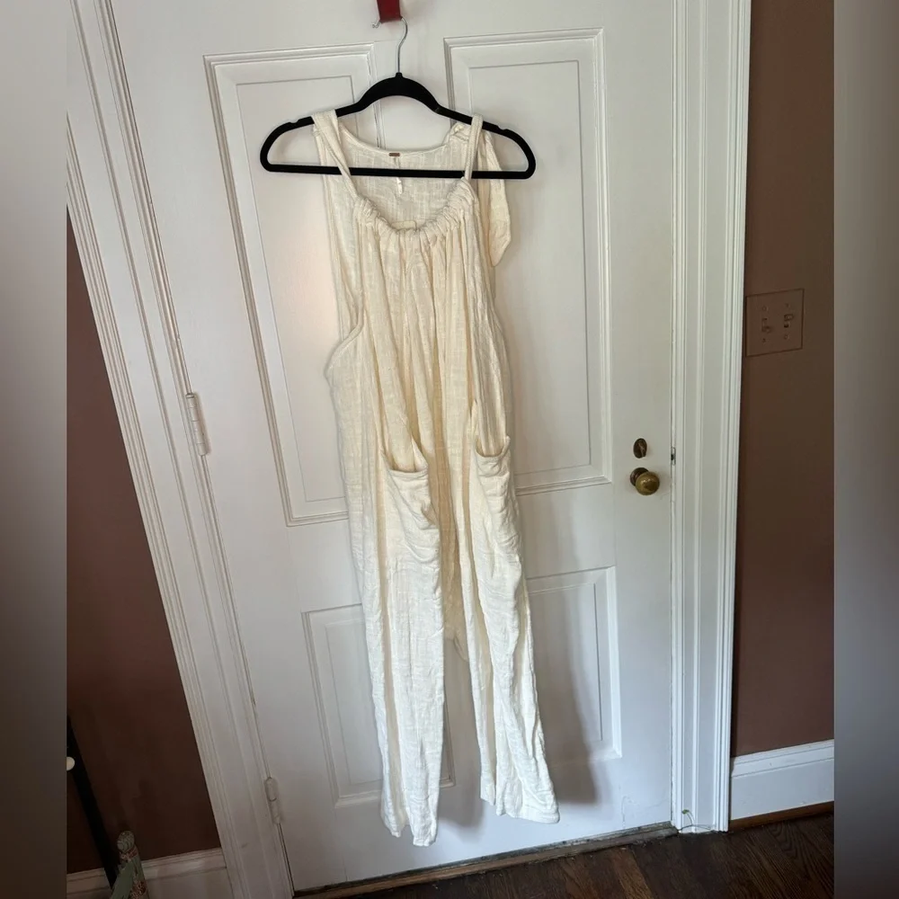 Free People Henriette One Piece in Ivory Size Large NWT
